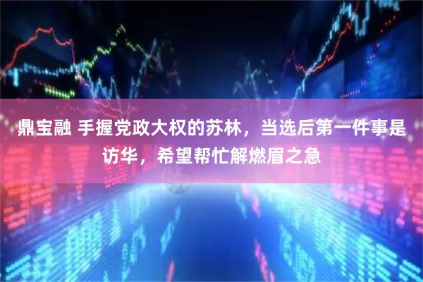 鼎宝融 手握党政大权的苏林，当选后第一件事是访华，希望帮忙解燃眉之急